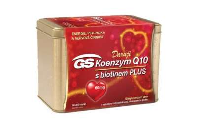 GS Koenzym Q10 Plus 60 mg dárkové balení 60+60 kapslí